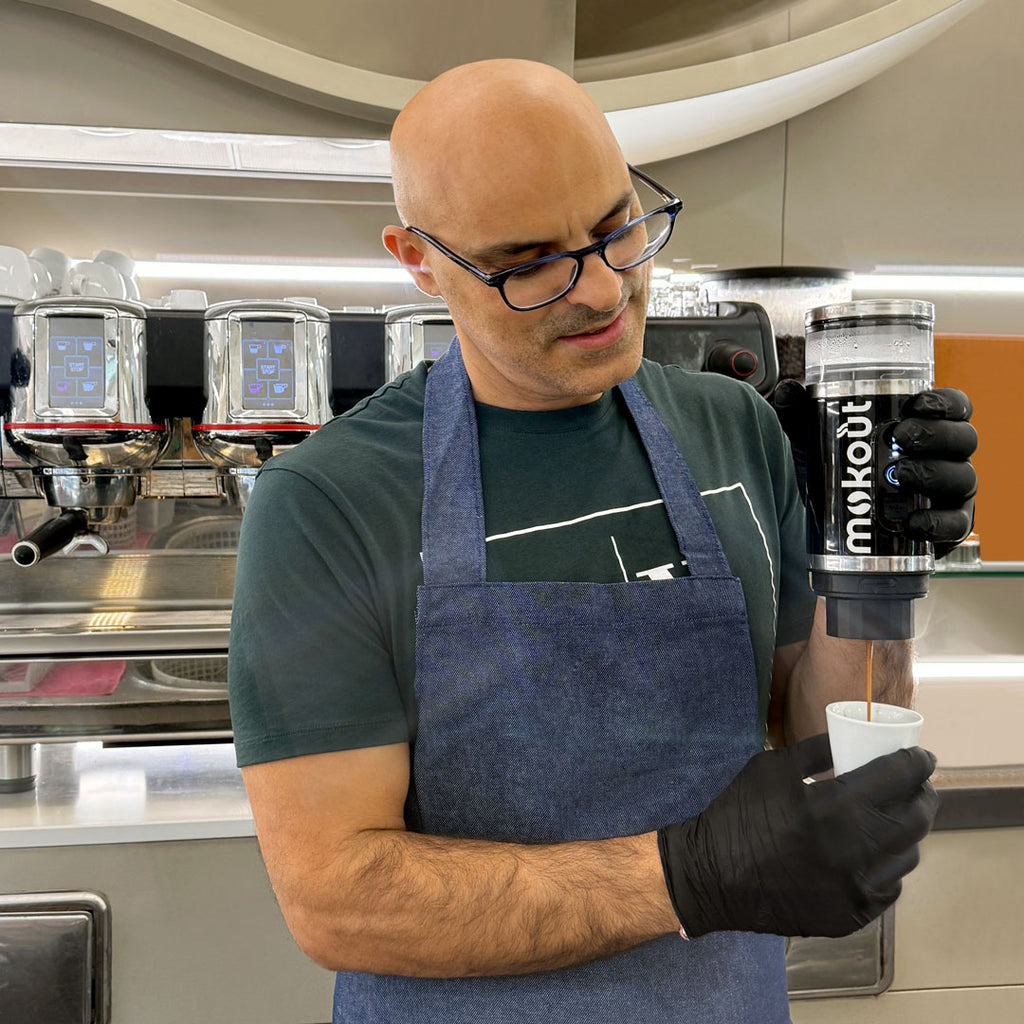 Macchina da Caffè Portatile CaffèVia™ – Espresso Ovunque, Senza Fili