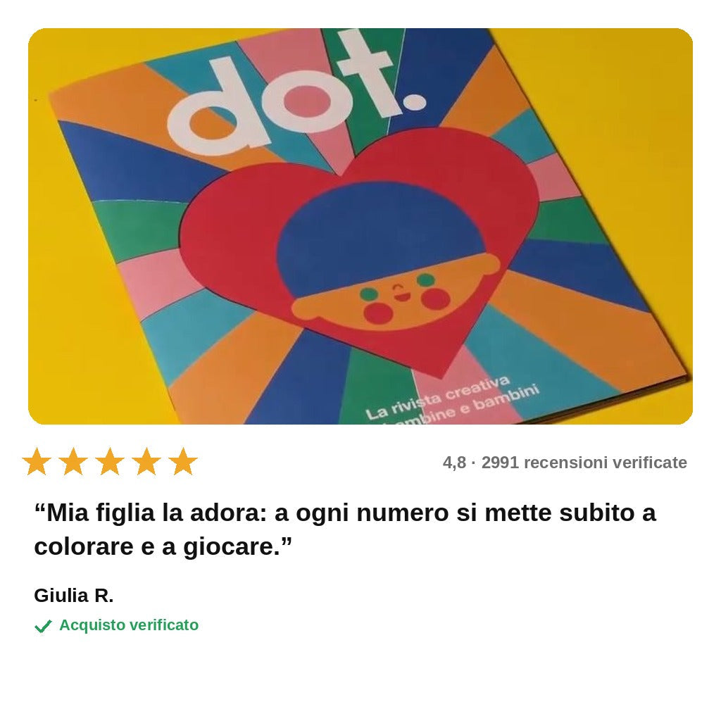avis — Abbonamento a Dot – la rivista creativa per bambini