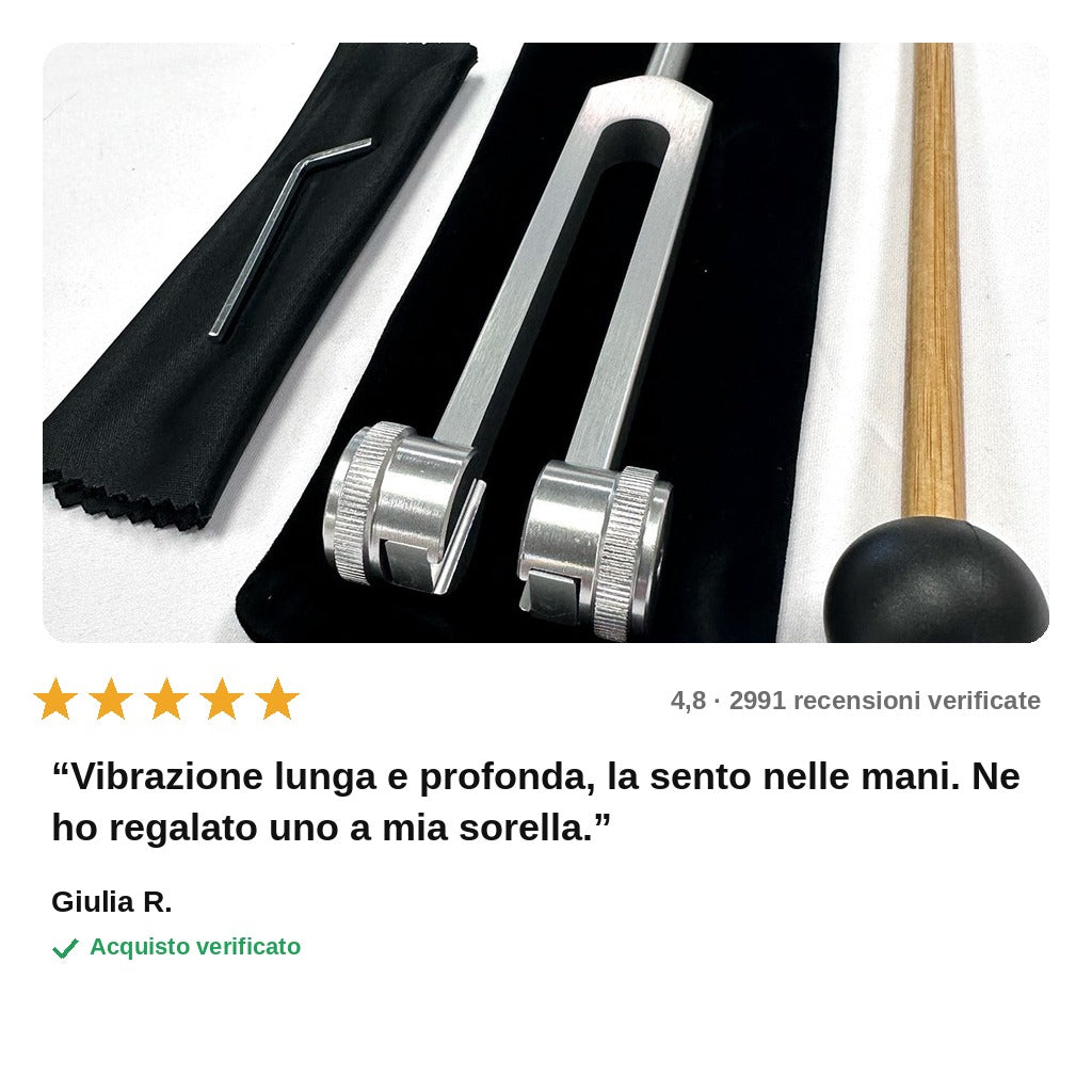 avis — Diapason Pesato 128 Hz con Martelletto