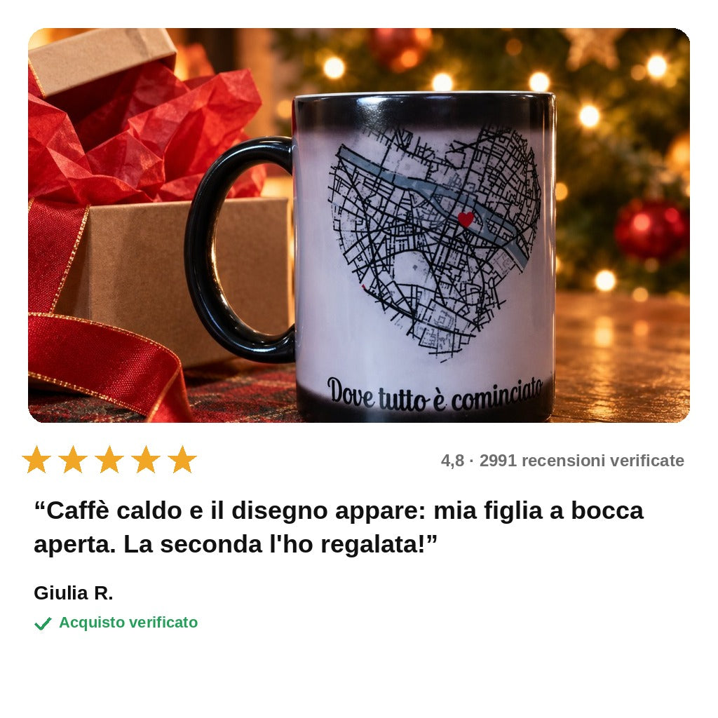 avis — Tazza Magica Termosensibile – Versa una bevanda calda e l'immagine appare