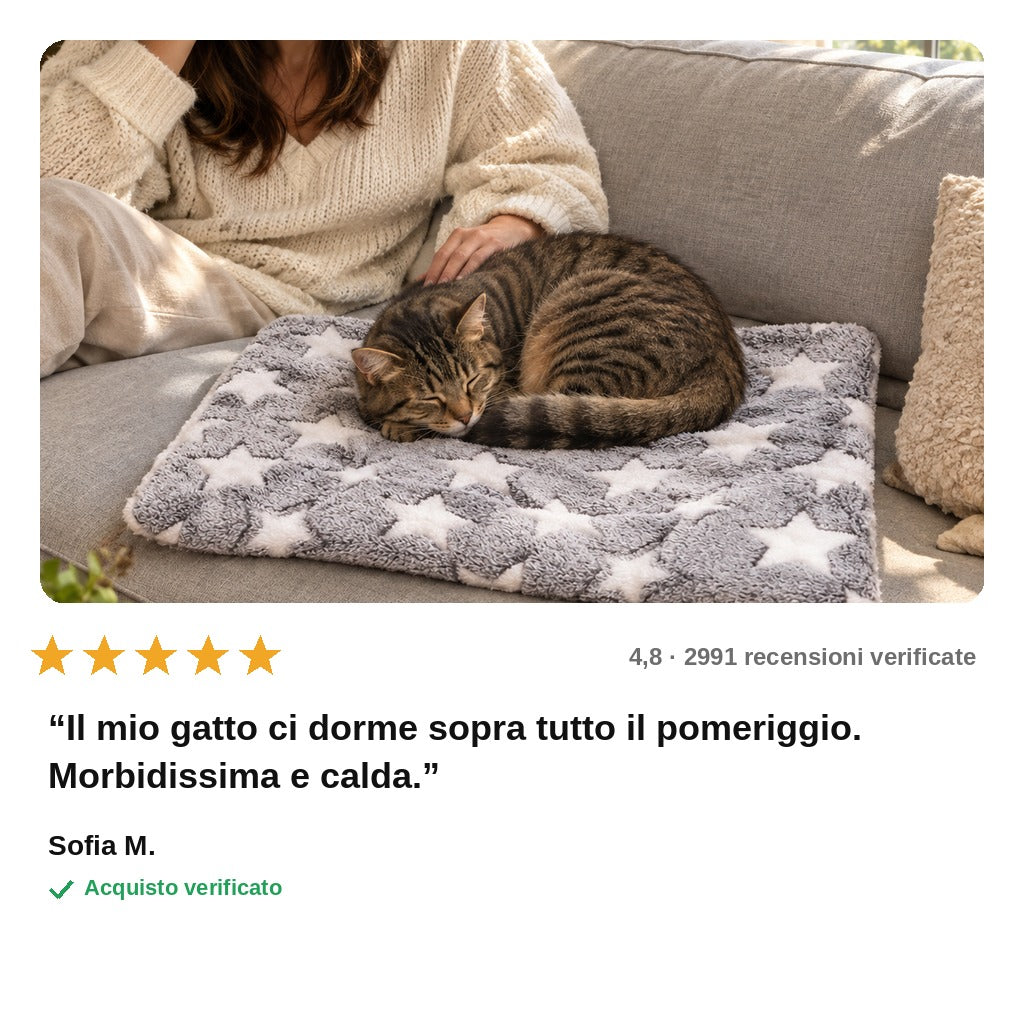 avis — Coperta in Flanella per Gatti – Morbida e Calda