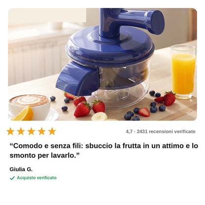 avis — Sbucciatore Elettrico 2 in 1 con Frusta a Immersione