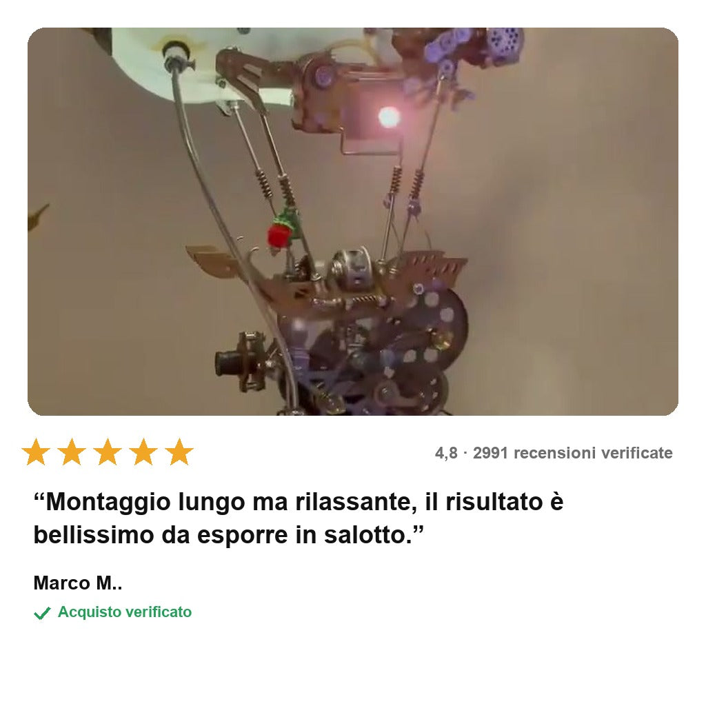 avis — KineticGear™ – Modellino Meccanico a Ingranaggi da Costruire