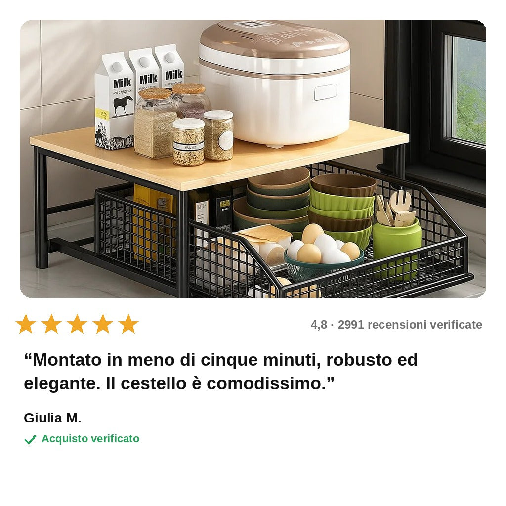 avis — OrdinaPiano™ – Scaffale da Piano con Cestello Estraibile