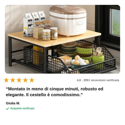 avis — OrdinaPiano™ – Scaffale da Piano con Cestello Estraibile