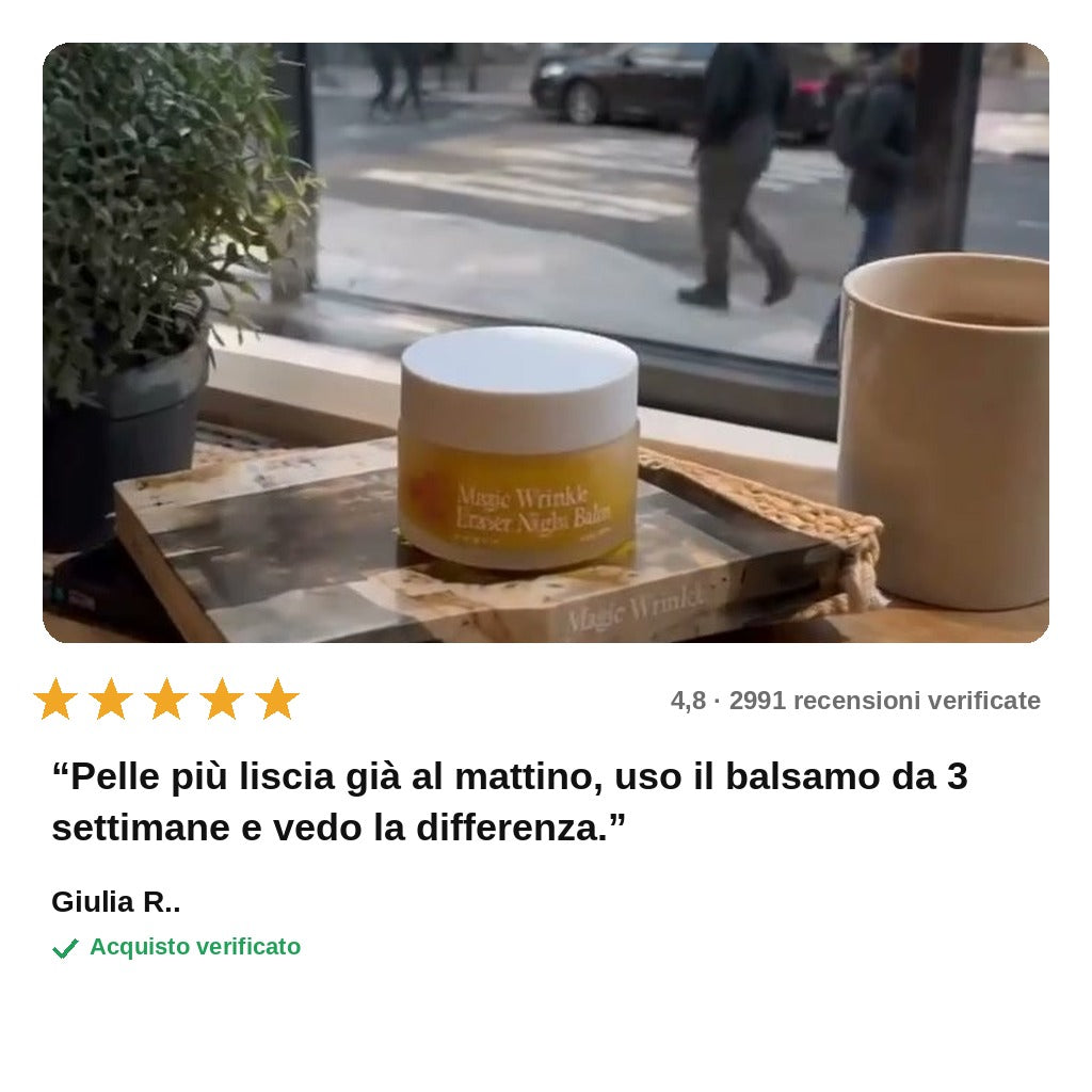 avis — NoxLift™ – Balsamo Notte Anti-Rughe, Pelle Distesa al Risveglio