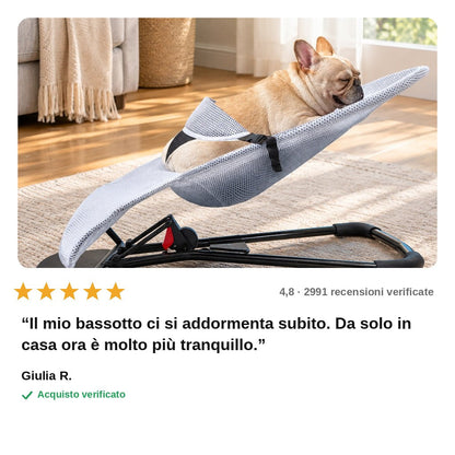 avis — Amaca a Dondolo Pieghevole per Cani – Sdraio Rilassante fino a 12 kg