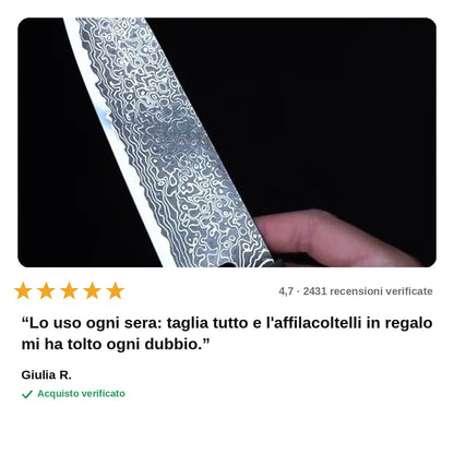 avis — DamaSanto™ – Coltello Santoku Damascato
