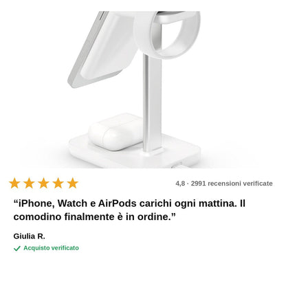 avis — Stazione di Ricarica Magnetica 3 in 1