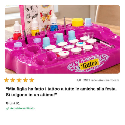 avis — Il Mio Laboratorio di Tatuaggi – Kit Tatuaggi Temporanei per Bambini