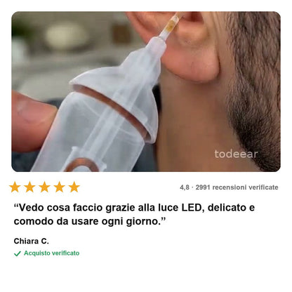 avis — OtoLux™ – Pulitore Auricolare Elettrico con Luce LED