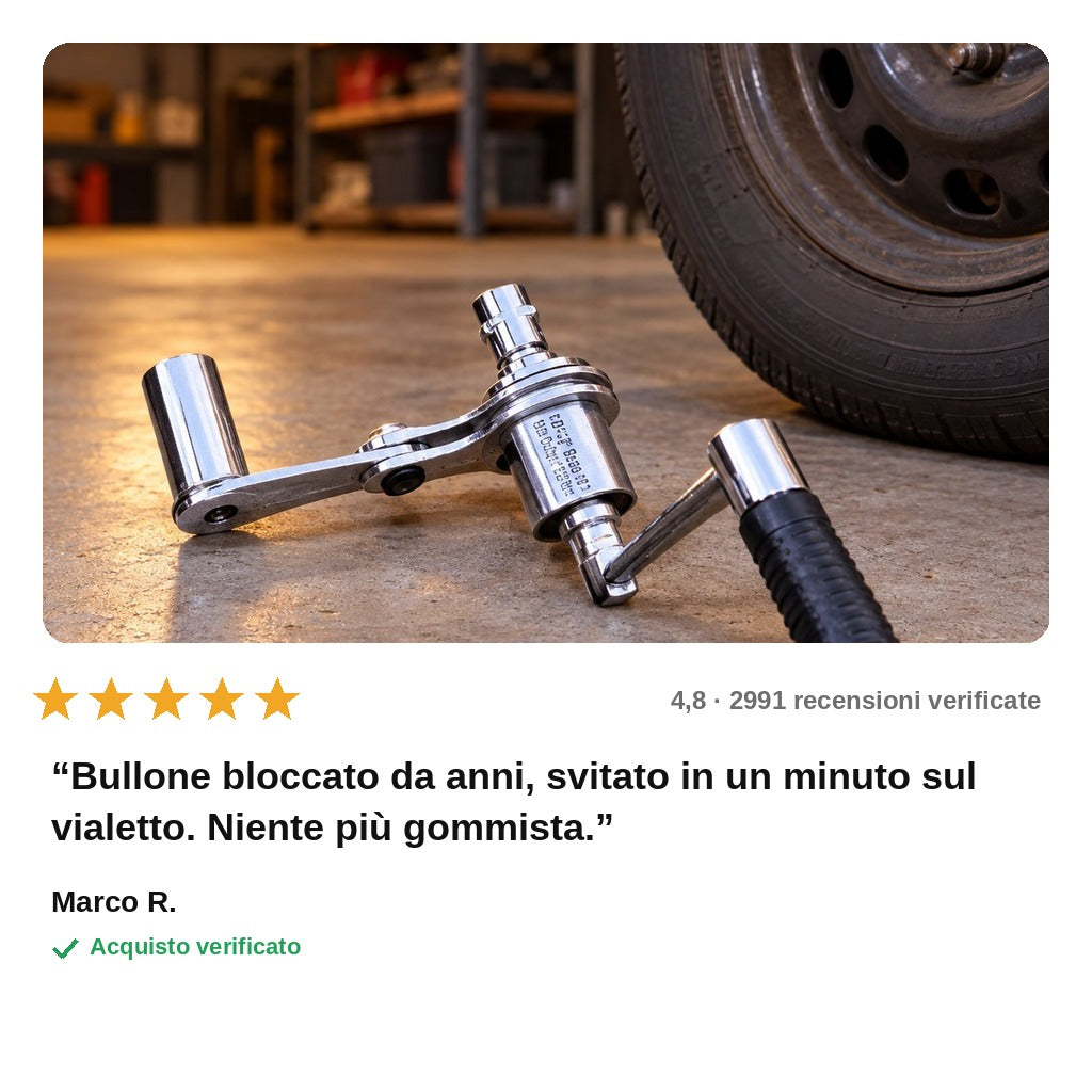 avis — Moltiplicatore di Coppia 1/2" – Svita i bulloni bloccati senza sforzo