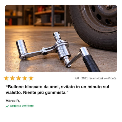 avis — Moltiplicatore di Coppia 1/2" – Svita i bulloni bloccati senza sforzo