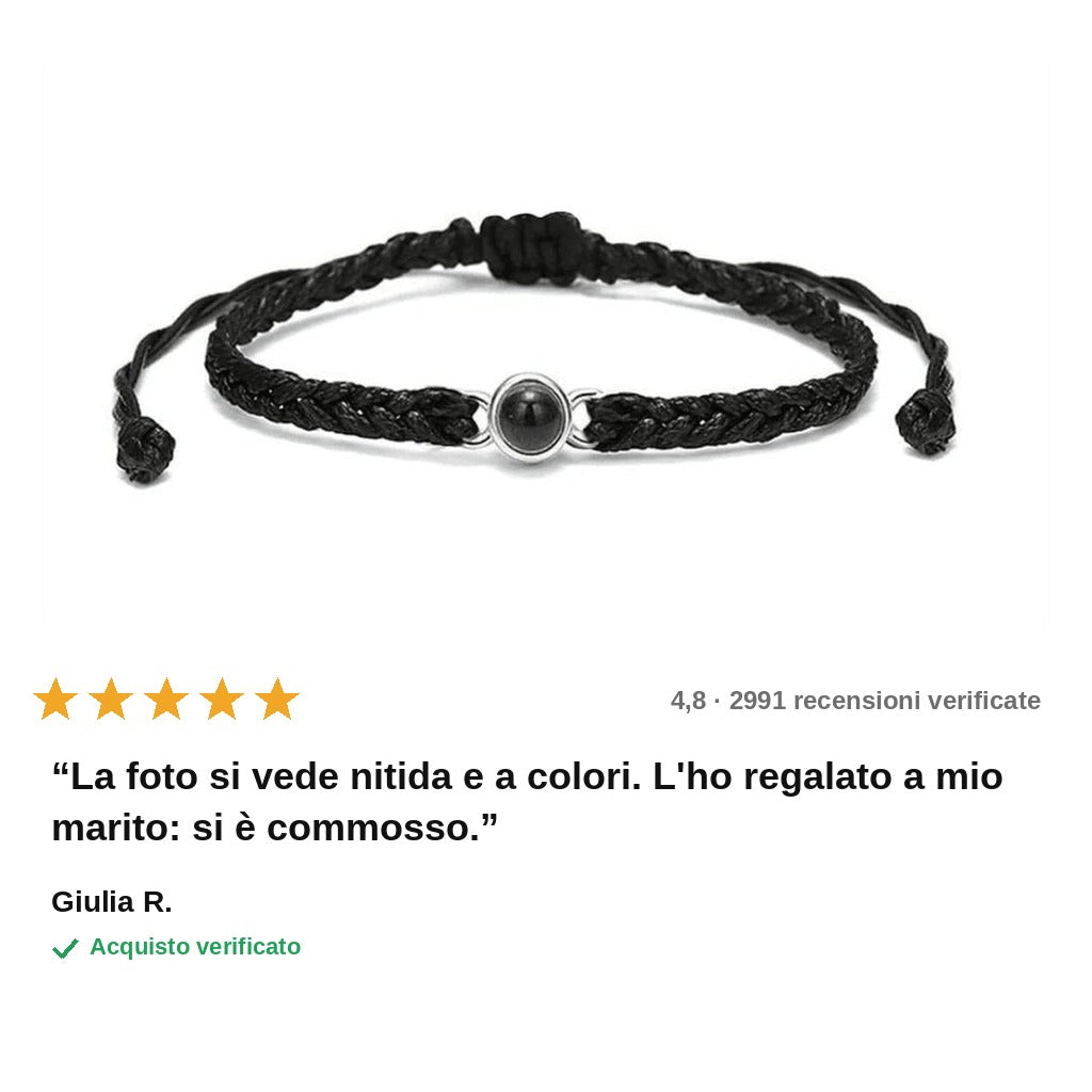 avis — Fotolente™ – Bracciale Personalizzato con la Tua Foto