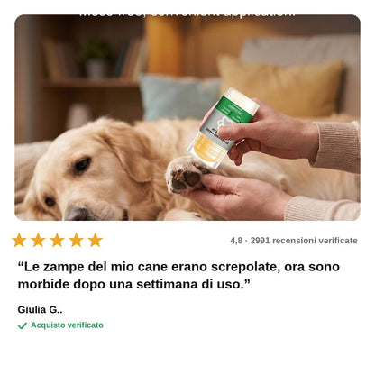 avis — PawSoft™ – Stick Idratante Protettivo per Zampe di Cane