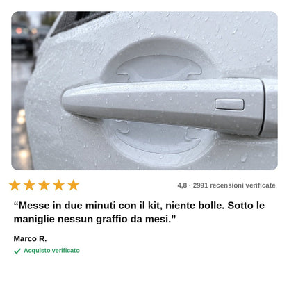 avis — Pellicole Protettive Maniglie Auto – Set 8 pezzi (anteriori + posteriori)