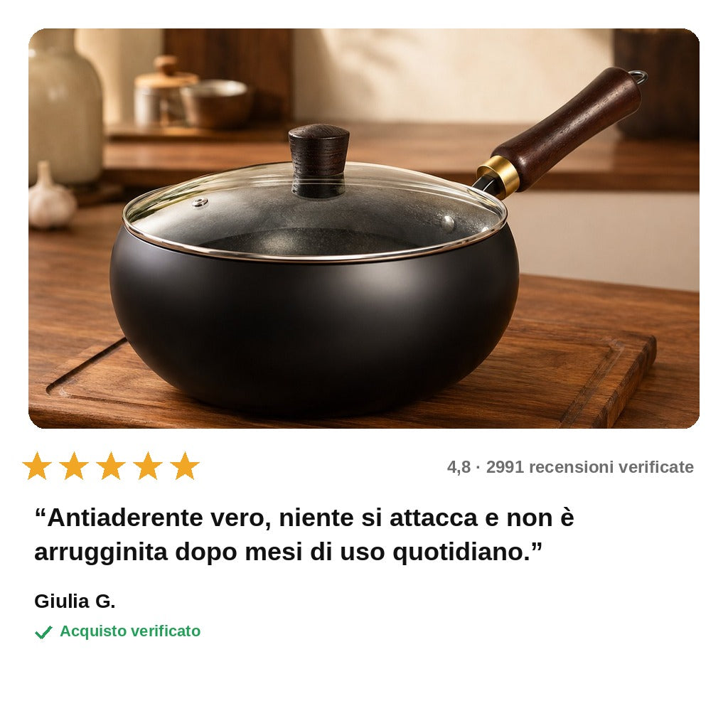 avis — FerroWok™ – Wok in Ferro Puro Antiaderente Naturale