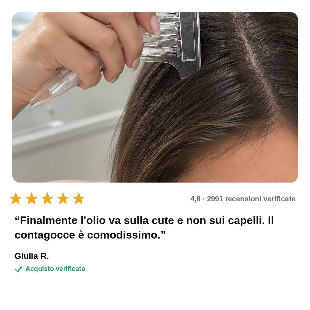 avis — Pettine Applicatore per Cuoio Capelluto – Siero e Oli Dritti alla Radice
