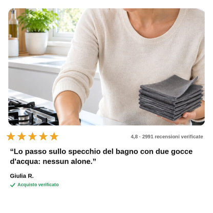 avis — Panno Lucidante Senza Aloni — Pulizia Perfetta Multi-Superficie