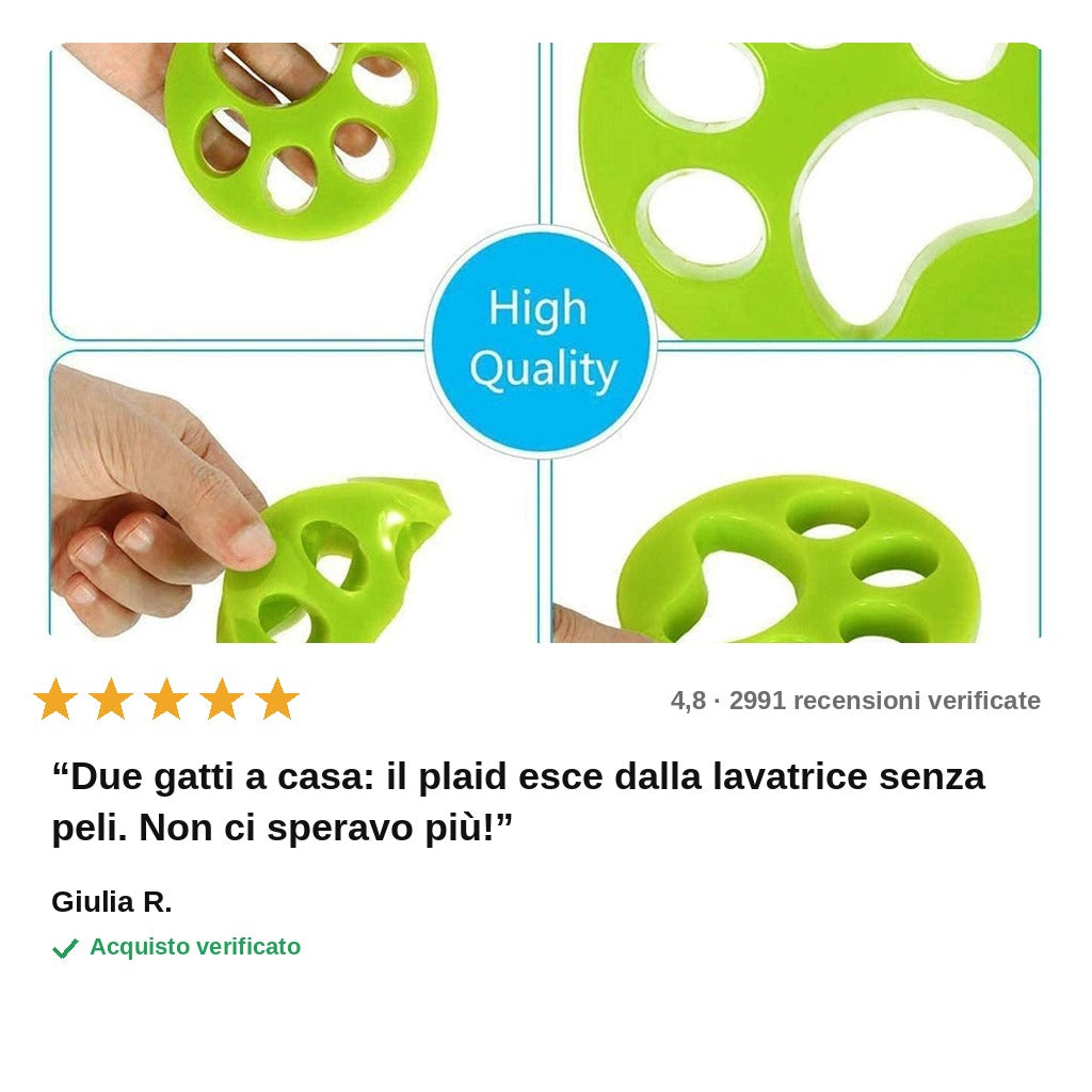 avis — Acchiappapeli per Lavatrice e Asciugatrice – Elimina i Peli di Cane e Gatto dal Bucato, Riutilizzabile