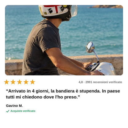 avis — Casco Jet Sardegna – Bandiera dei Quattro Mori
