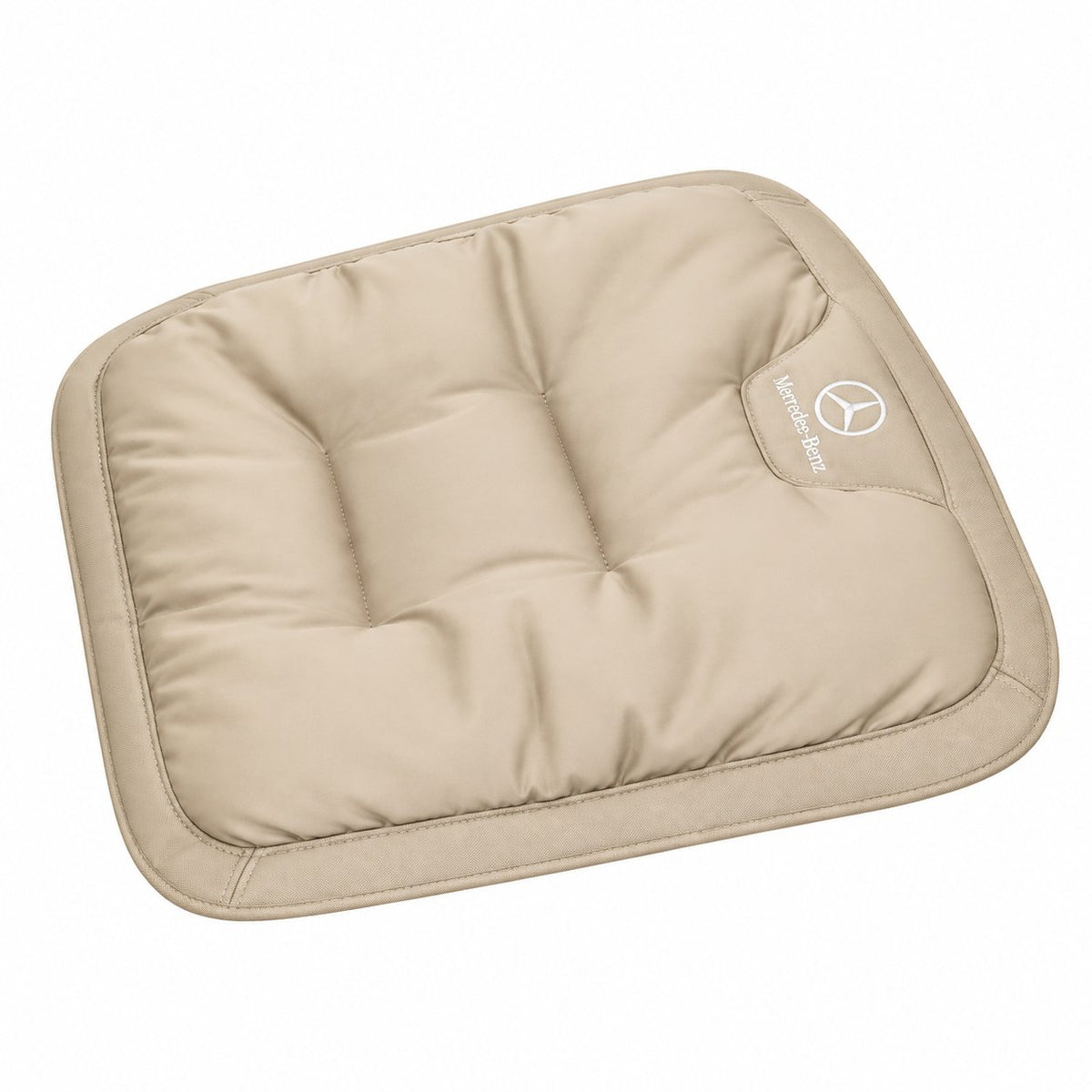 couleur Beige — Cuscino Sedile Auto Personalizzato con Logo Ricamato