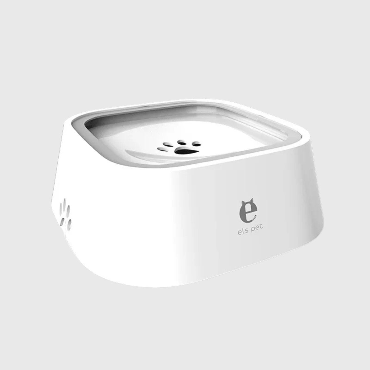 couleur Bianco — Ciotola d'acqua antischizzi con disco galleggiante