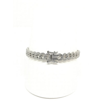 situation — Bracciale Groumette Iced con Zirconi