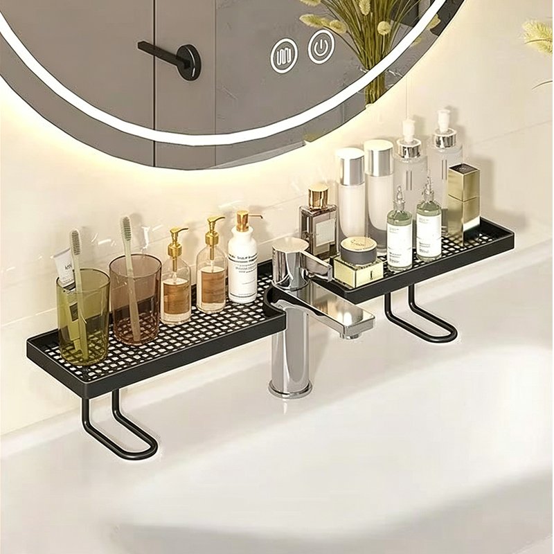 packshot — Mensola Organizer Salvaspazio da Lavandino – SgocciaRack™