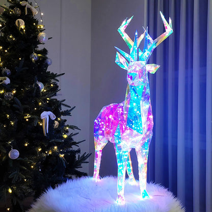 situation — Renna Luminosa Iridescente 90 cm – 350 LED per Interno ed Esterno