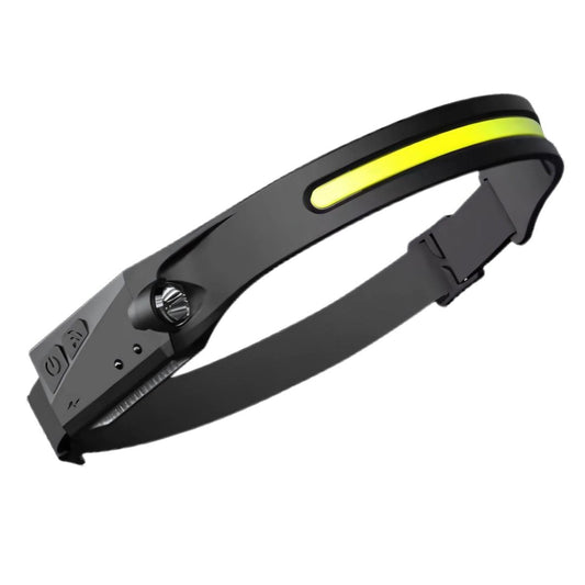 Lampada frontale LED ricaricabile, fascio a 230°
