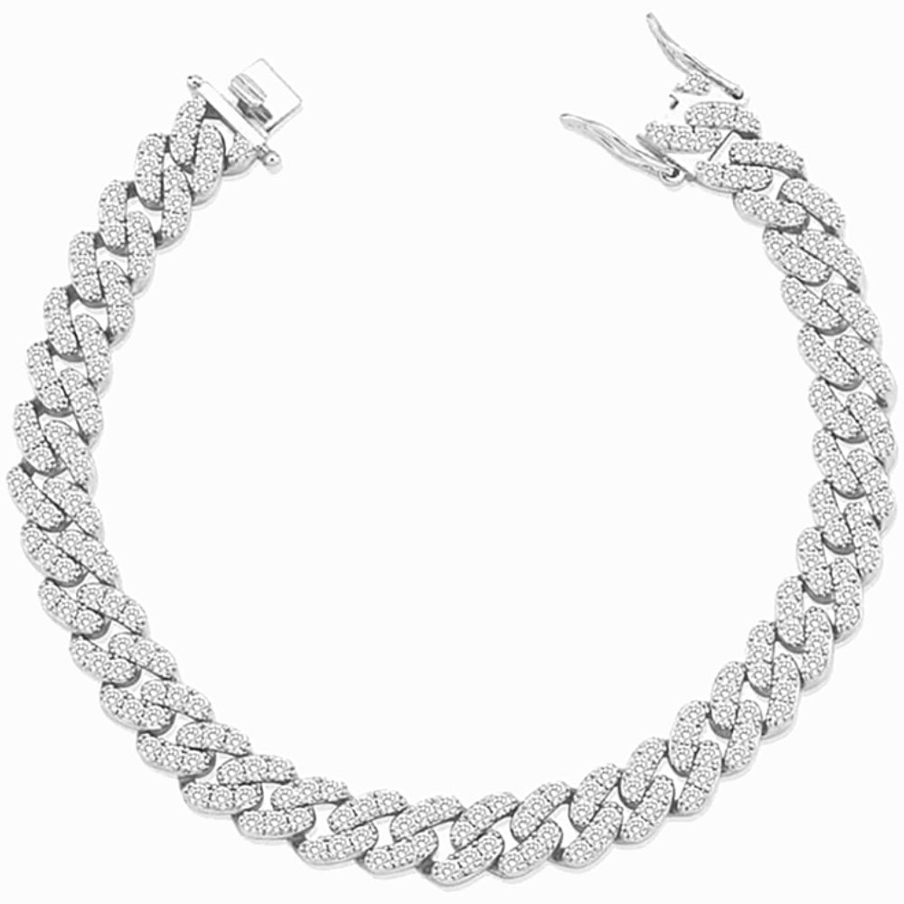situation — Bracciale Groumette Iced con Zirconi