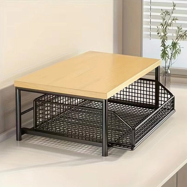 situation — OrdinaPiano™ – Scaffale da Piano con Cestello Estraibile
