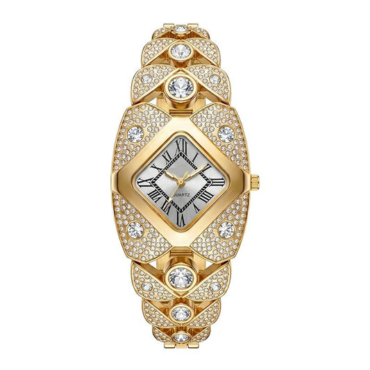 packshot — Orologio Gioiello da Donna con Quadrante a Losanga e Strass