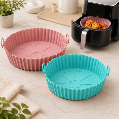 situation — Set 8 Stampini in Silicone Antiaderente per Friggitrice ad Aria