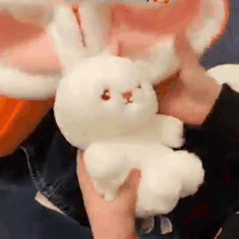 gif — Coniglietto Fragola Reversibile – Peluche 2 in 1