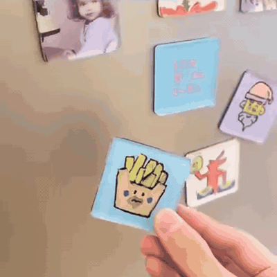 gif — Magneti in Acrilico Fai da Te – I Disegni dei Tuoi Bambini, Lucidi come Vetro sul Frigo