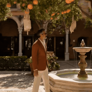 gif — Completo Uomo in Lino LinoAmalfi™ – Giacca e Pantalone Freschezza Estiva