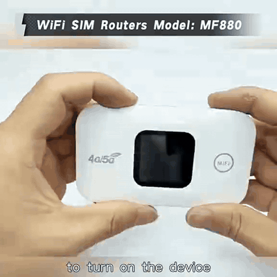 gif — Router WiFi 4G Portatile – Internet Ovunque, Pronto in 10 Secondi