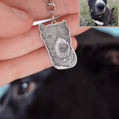 gif — Collana con Ciondolo Foto del Tuo Animale