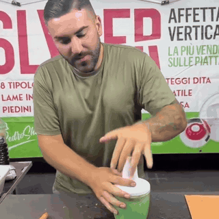 gif — Tritatutto manuale verticale a pressione 1 L – 3 lame a stella in acciaio inox