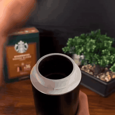 gif — Macchina da Caffè Portatile CaffèVia™ – Espresso Ovunque, Senza Fili