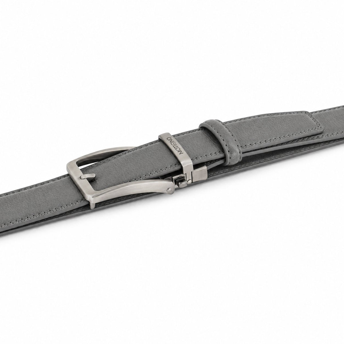 couleur Grigio — Cintura Automatica Senza Buchi – Fibbia Amovibile a Cricchetto