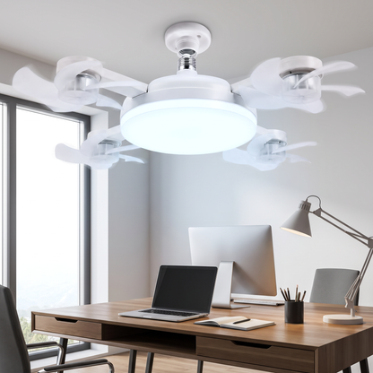Ventilatore da soffitto LED Cortano
