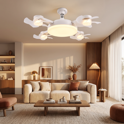 Ventilatore da soffitto LED Cortano