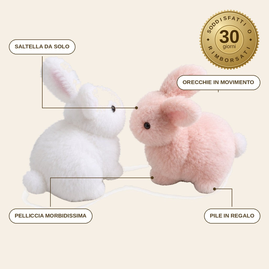 infographie — Coniglietto Saltellino™ – Peluche Interattivo che Saltella e Muove le Orecchie