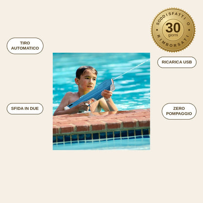 infographie — Pistola ad Acqua Elettrica Automatica — Ricaricabile USB