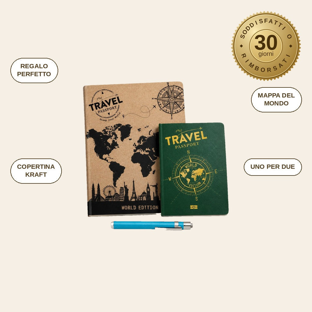 infographie — Passaporto di Viaggio Mondo – Il diario dei tuoi viaggi in giro per il mondo