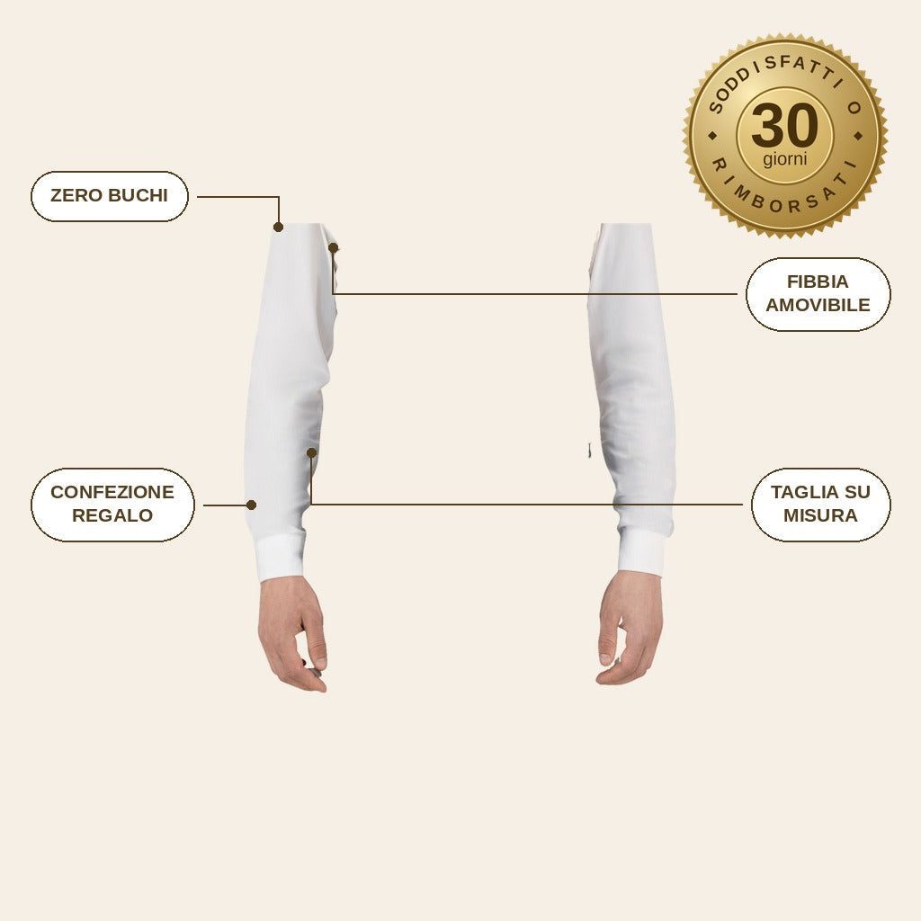infographie — Cintura Automatica Senza Buchi – Fibbia Amovibile a Cricchetto