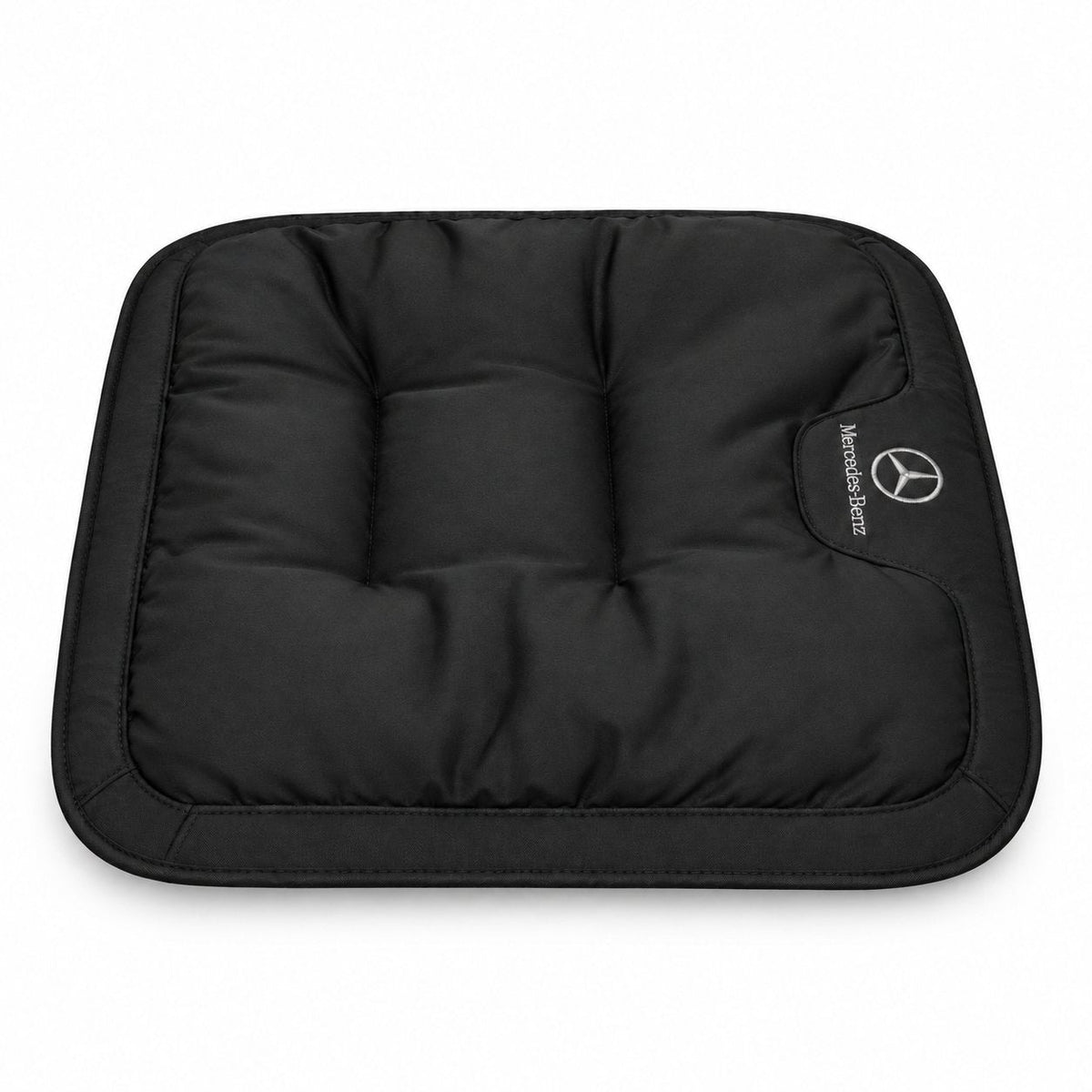 couleur Nero — Cuscino Sedile Auto Personalizzato con Logo Ricamato